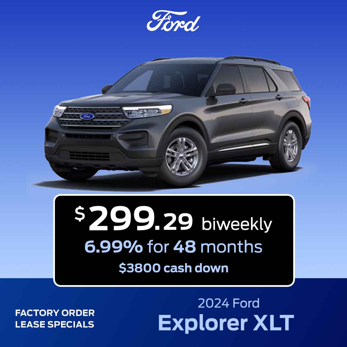 Explorer XLT Ford Lease Special