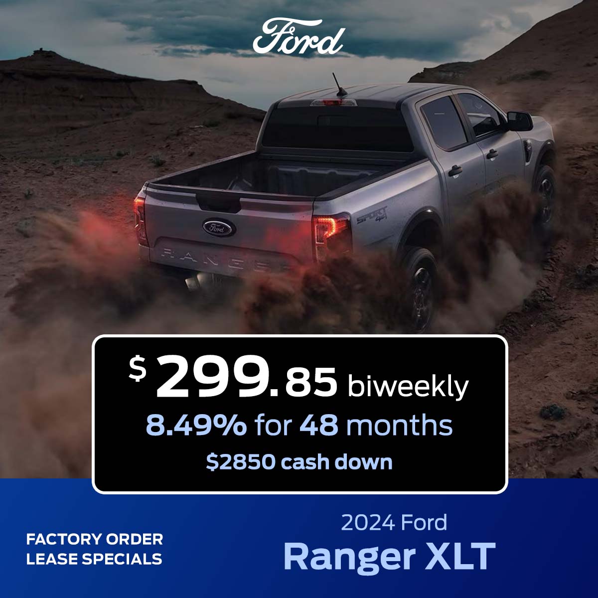 Ranger XLT Ford Lease Special