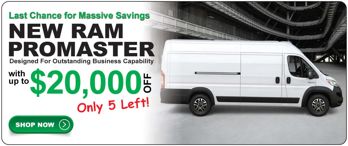 New Promaster Sale