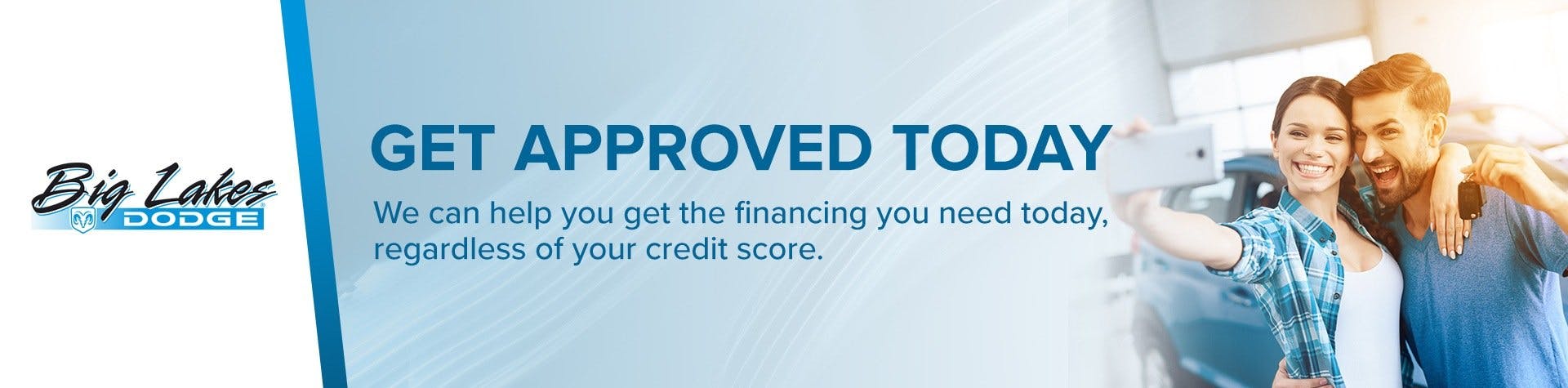 Get Approved at Big Lakes Dodge