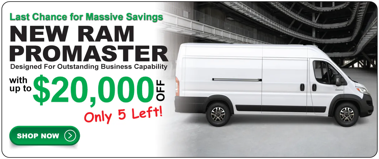 New Promaster Sale