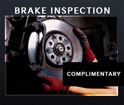 Brake Inspection Complimentary