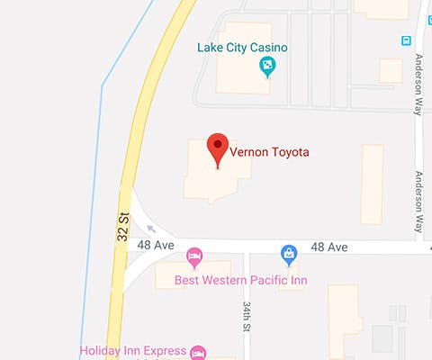 Vernon toyota map location