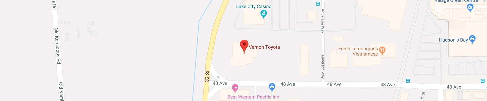 Vernon toyota map location