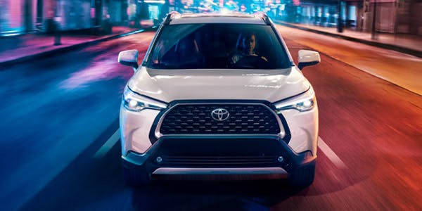 toyota corolla cross exterior body front