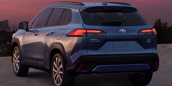 toyota corolla cross exterior body rear