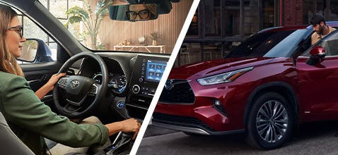 toyota highlander exterior body SUV, interior