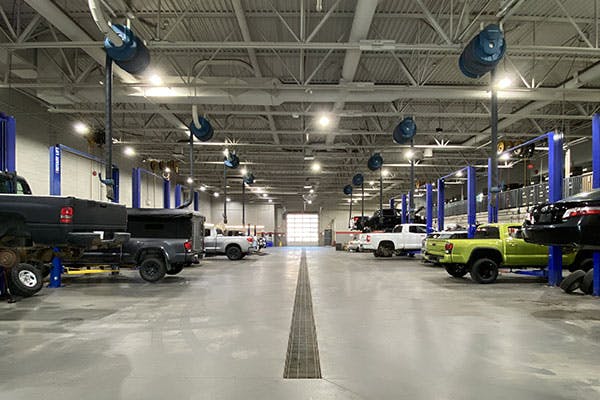 service bay