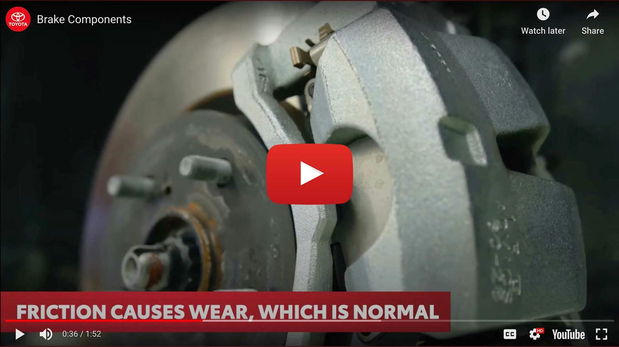 genuine toyota brake pads