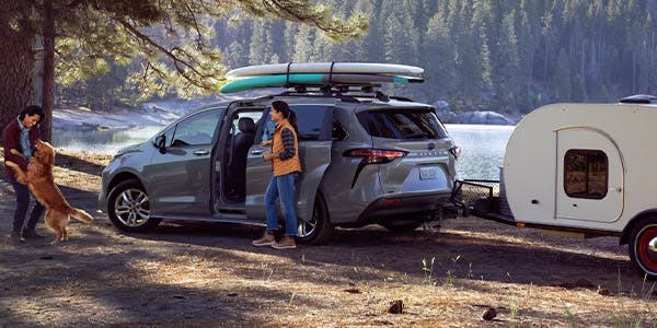 toyota sienna exterior towing rv