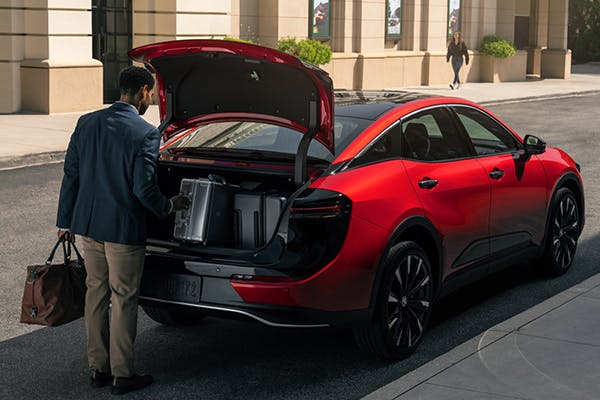 toyota crown rear storage trunk