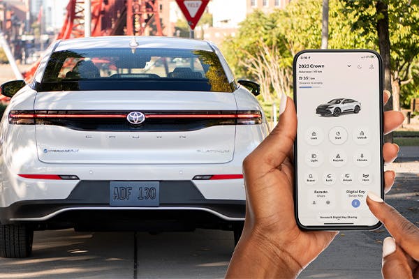 toyota crown tech and safety