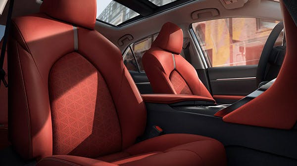 2023 toyota camry and camry hybrid interior, seats, doors