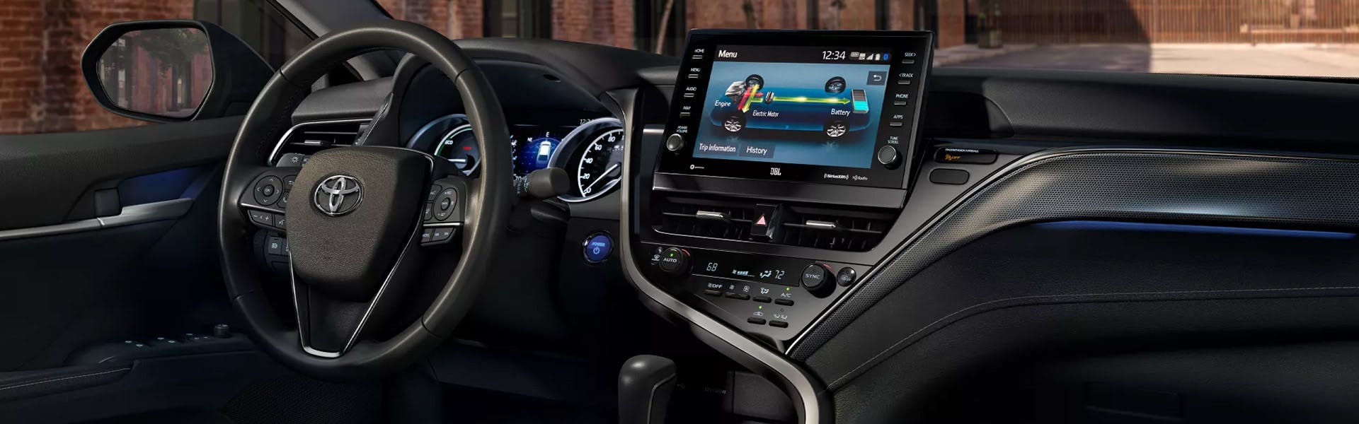 2023 toyota camry and camry hybrid interior, seats, doors