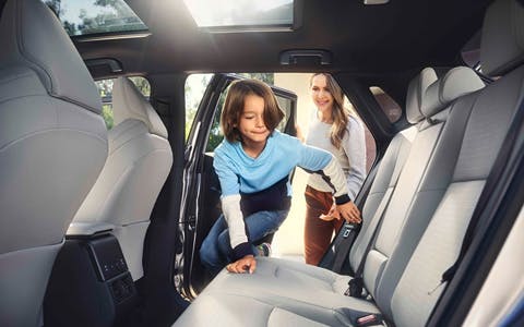 toyota bZ4x interior, seating, cabin