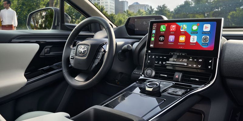 toyota venza bZ4x - cabin - dashboard - technology