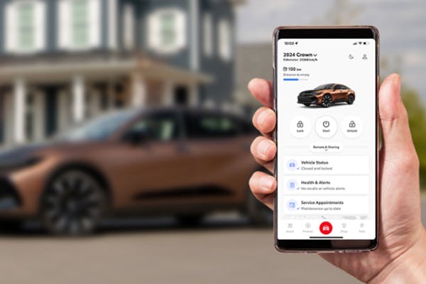 toyota crown tech and safety