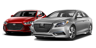 Hyundai genesis and accent