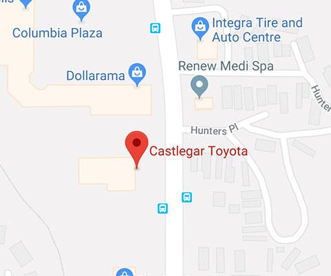 Castlegar Toyota Map Location