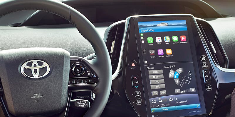 2022 toyota prius prime infotainment