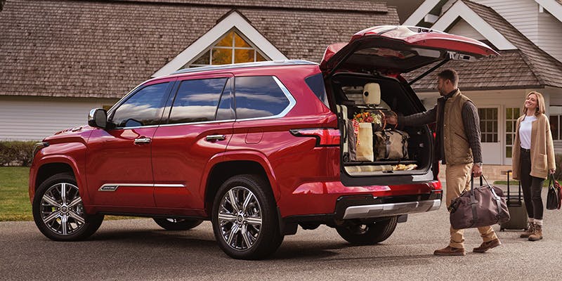 toyota sequoia exterior body cargo