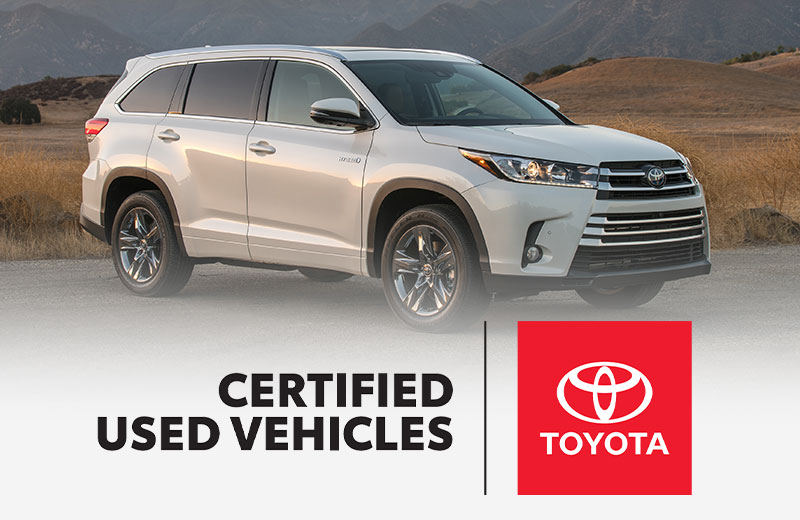 TCUV Toyota Certified Used Vehicles