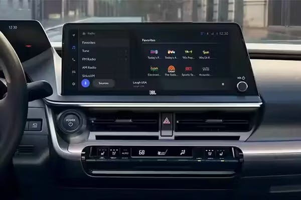 touch screen technology user interface of Toyota Prius
