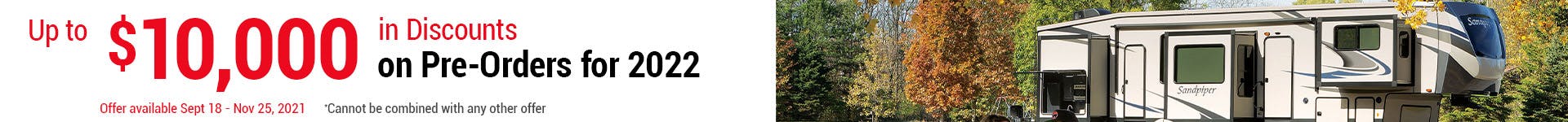 Pre-order your rv now