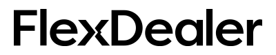 FlexDealer Logo Blackout Variation
