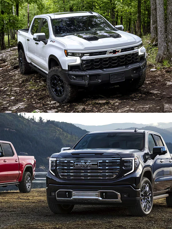 Chevrolet and GMC trucks