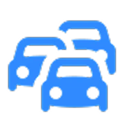 blue cars icon