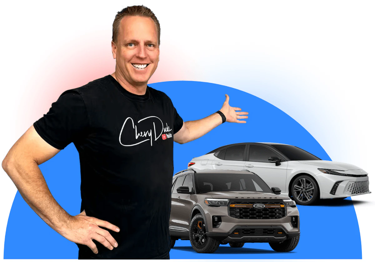 A man representing number 1 used car dealership near kentucky