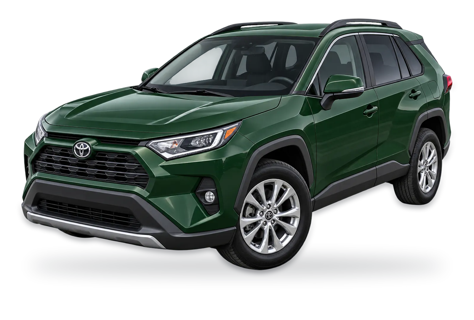 Green Toyota RAV4 SUV