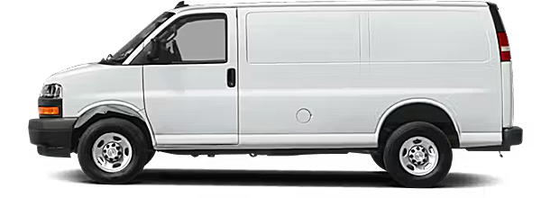 White Chevrolet Commercial vehicle