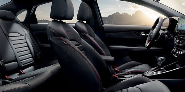 kia forte interior seating