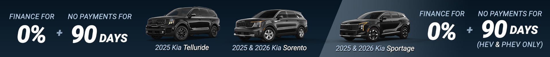 Kia Telluride and Sorento Promo