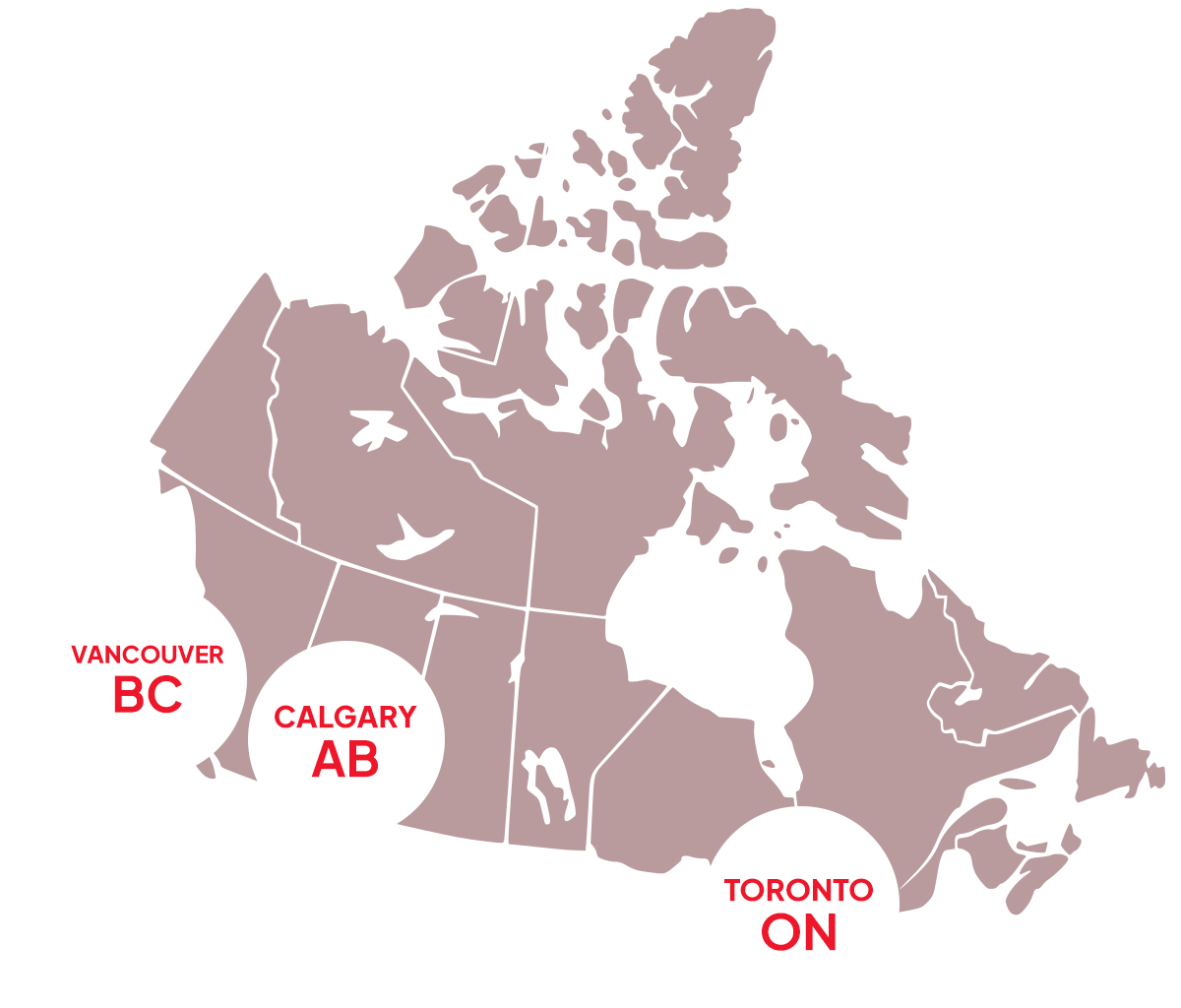 Somerville Offices Across Canaada