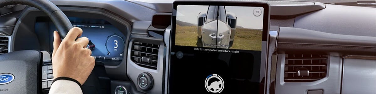 Trailer reverse guidance - Ford F 150 Lightning