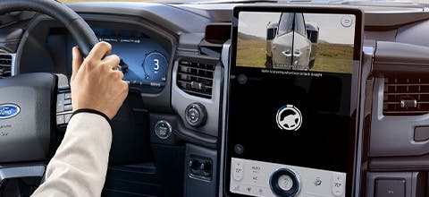 Trailer reverse guidance - Ford F 150 Lightning