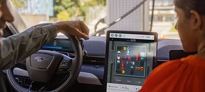 ford mach e suv all electric crossover technology interior