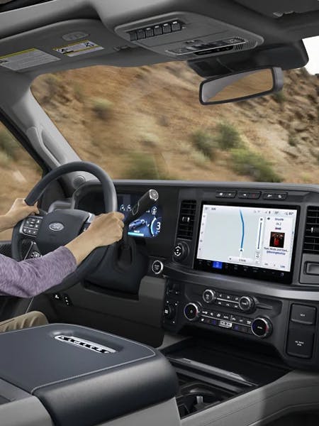 ford super duty interior technology