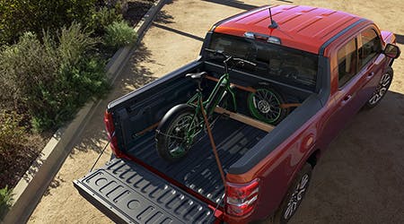 Ford Maverick storage design 