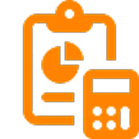 calculator icon with pad of paper