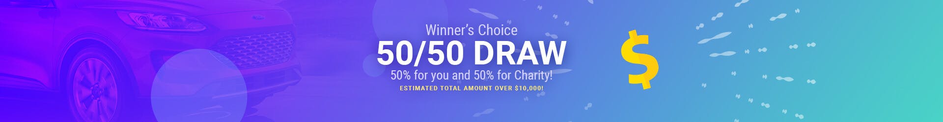 winner choice 50/50 draw
