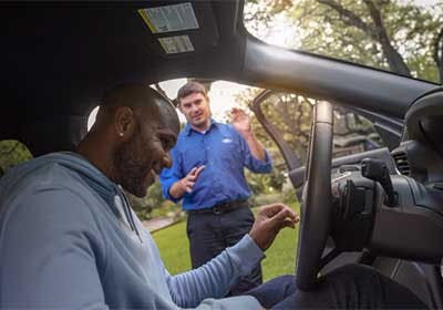 Ford Recalls, Man Brings Car to Service Center