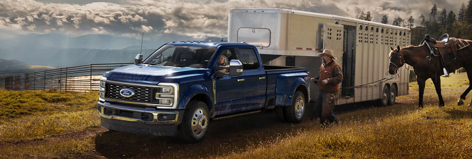 Ford F250 towing an RV