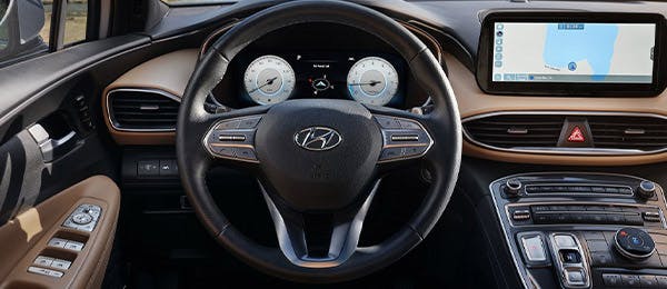 hyundai santa fe digital gauge cluster