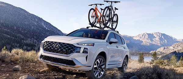 hyundai santa fe interior utility vehicle