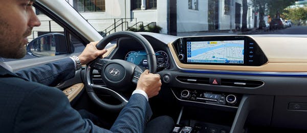 2022 hyundai sonata tech and safety interior