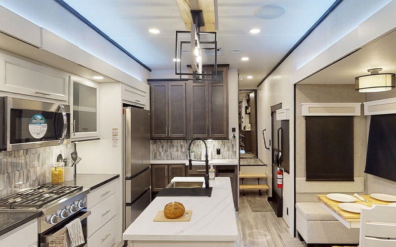 cedar creek fifth wheel interior